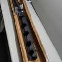 Fitvids 100 LB Rubber Coated Hex Dumbbell Set with Storage Rack, 5-25LB Hand Weight Set with Anti-Slip Grip for Home Gym