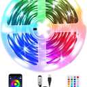 PSTAR LED Lights for TV,3.28ft Music Sync RGB Backlight with Remote & App Control, USB Powered for 24-32Inch TVs, Gaming Monitors, PC, Bedroom