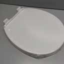 Round Toilet Seat 16.5" - Soft Close, Durable PP Toilet Seat, Easy Installation & Removal, Fits Most Toilet Bowls