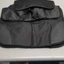 Car Seat Protector 1 Pack Car Seat Cushion Mat Thickest Padding,Waterproof 600D Fabric Car Seat Covers for Non-Slip Backing Mesh Pockets for Baby and Pet (Black, 1 Pc)