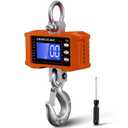Digital Crane Scale 2200lb/1000Kg Digital Hanging Scale with LCD Screen, Crane Scale Industrial Heavy Duty with Unit Change, High Precision Crane Scale for Market, Farm, Construction, Factory