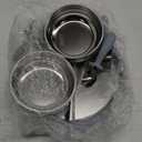 Honeydak 2 Pack Stainless Steel Baby Plates and Bowls with Suction & 2 Pack Spoons and Forks Set, Toddler Utensils Baby Feeding Set, Divided Plates for Kids Led Weaning Supplies (Blue,Green)