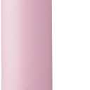 Manna Push Stainless Steel Bottle with Push-open Locking Lid and Sipping Spout - 26 Oz - Rose Powder Coat