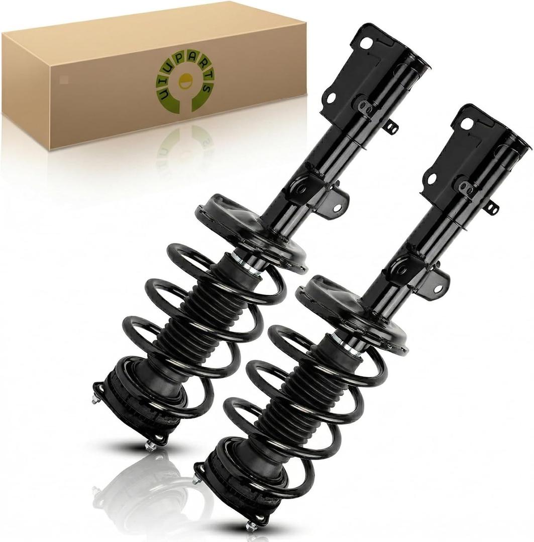 UIU Rear Struts Complete Shock Absorber SET OF 2 Assembly Compatible with Toyota Venza 3.5L 2011-2012,Venza 2.7L 2009-2012 Replace 172966 172967