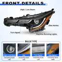 JFN LED Headlight Compatible with 2020-2022 Corolla SE/XLE/XSE 8111002S50 TO2503287 (Driver Side (Left))