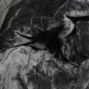 Waterproof Blanket King Size, Black & Gray 82x82"- Water Proof and Stain Resistant Blankets for Bed, Couch, Couples Fleece Moisture Absorbent, Layered Sheet Protector, Leakproof Protective Top Cover