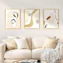 Upsimples 18x24 Picture Frame Set of 5, Display Pictures 16x20 with Mat or 18 x 24 Without, Wall Gallery Poster Frames, Gold