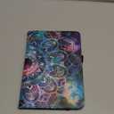 VORI Case for Amazon Kindle Fire HD 8 Tablet & 8 Plus Tablet(12th Generation/10th Generation, 2024/2022/2020 Release), Slim Vegan Leather Folding Stand Cover with Auto Wake/Sleep, Mandala Galaxy