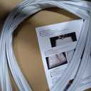 242193205 241872505 Refrigerator Freezer Door Gasket Compatible with Frigidaire Electrolux Refrigerator, Replaces for 240390702, 240514607, 241872505, 5304439522, 3016407