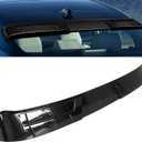 MotorFansClub Roof Window Wing Rear Spoiler Fit for Camry 8th 9th SE XSE L LE XLE Hybrid 2018 2019 2020 2021 2022 2023 2024 2025 M Style, Trunk Spoiler Lip Glossy Black