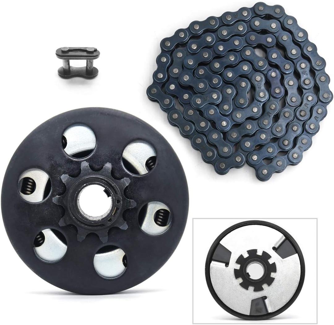 Centrifugal Clutch, Go Kart Clutch 3/4" Bore 10 Tooth for #40/41/420 Chain, Fits for Mini Bike, Go Kart, Predator 212, Lawnmower, and Honda GC GX 2-6.5HP Engine