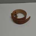 XZQTIVE Women Wide Chunky Belt for Dresses Fashion Thick Suede Belt with Gold Buckle (Fit Waist Size 33"-39", Brown)