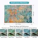 Lahome Modern Abstract Area Rugs 5x7, Large Washable Rugs for Living Room Bedroom Non Slip, Colorful Indoor Floor Carpet for Dining Room Apartment Dorm Kids Nursery Home Decor