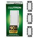 Lutron Maestro LED+ Dimmer Switch for Dimmable LED, Halogen and Incandescent Bulbs, 150W/Single-Pole or Multi-Location, MACL-153M-WH-3, White (3-Pack)