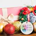 4 x Gifts for Friends Women, Friends Christmas Ornaments, Bestie Gifts for Women, Best Friend Ornament Ceramic Ornament