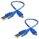DIYables Mini USB Cable for Arduino Nano, 2 Pieces