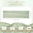 Le courant 12pcs 10Ft Cheesecloth Table Runner, Rustic Boho Gauze Cheese Cloth Runner Table Runner for Weddings Bridal Baby Shower Birthday Holiday Parties Home Decor, Sage Green
