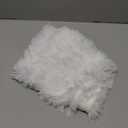 XeGe 14x36 Fluffy Faux Fur Lumbar Throw Pillow Cover, Shaggy Fuzzy Comfy Lumbar Support Pillowcase with Zipper, Plush Furry Long Cushion Pillow Case for Sleeping Kids Teens Adults Side Sleeper, White