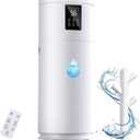 17L/4.5Gal Ultra Large Humidifiers for Bedroom 2000 sq ft, Quiet Humidifiers for Large Room, Tower Humidifier with 4 Mist Mode & Extension Tube for Home School Office Commercial Greenhouse Plants (WHITE)