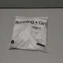 RUNNING GIRL High Impact Sports Bras for Women, High Support Running Strappy Women's Sports Bra with Sewn in Pads (White, XL)