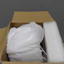 Desk Fan Bladeless, 11.8 Inch Office Fan Small, Quiet, 3 Speed Adjustment, Touch Control, Easy to Clean, Desk Fans Small Quiet, Ideal for Office, Living Room, Bedroom (White/Gold)