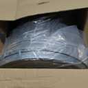 Gardenised Round Galvanized Steel, 12 Gallon Trash Can with Lid - Durable Metal Bucket for Backyard, Lawn, Garden and Yard Use - Weather-Resistant Garbage Can for Indoor and Outdoor, 16-inch