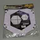 Forged Dice Co. Dice Tray Portable Folding Dice Rolling Tray for use as DND Dice Tray D&D Dice Tray or Dice Game 6.5 Inch Quiets Rolling Metal Dice - Stronger Snaps Hold Tighter Than Other Dice Trays (White)