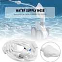 UOIENRT Pool Cleaner Inlet Hose Replacement for Zodiac Polaris 280 380 180 3900 Pool Cleaner Feed Hose G5(Not Replacement for polaris 360)
