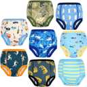 MooMoo Baby Training Underwear for Boys and Girls 8 Packs Absorbent Toddler Training Pants for Girs 2T-7T (4T)