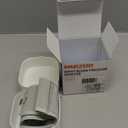 MMIZOO Wrist Blood Pressure Monitor Large LCD Display BP Machine Adjustable Cuff 5.31-7.68 inch Automatic 99x2 Sets Memory with Carrying Case for Home Use (W1681) (White)