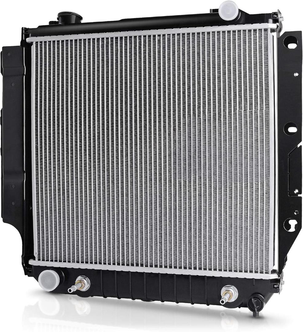 DWVO Complete Radiator Compatible with Jeep TJ, for Jeep Wrangler 2.4L 2.5L 4.0L 4.2L V4 V6 DWRD1010