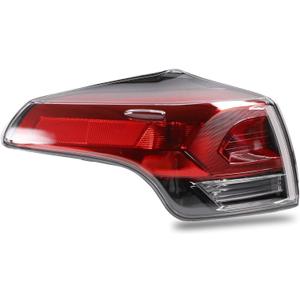 Tail Light Outer Compatible With 2016 2017 2018 Toyota Rav4 Left Driver Side Taillight without bulbs Replace 815500R061 Halogen