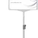 ECKEK Sign holder stand Adjustable Sign Holders for Table Top Vertical and Horizontal View Sign Poster Stand (A4 210×297mm/ 8.27×11.69 inches)