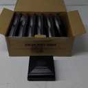 Solar Post Cap Lights Outdoor 12pack, Waterproof Fence Post Lights for 4x4 5x5 6x6 Wood/Vinyl Posts, Black Solar Deck Post Lights with 2 Color Modes Decorate Garden Patio Porch Backyard