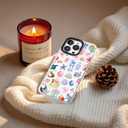 for iPhone 13 mini Case, Tropical Beach Collage Pattern with Flamingos, Military-Grade Drop Protection, Colorful Summery Soft Slim TPU Protective & Camera Protection for Women Girls (OceanCut)