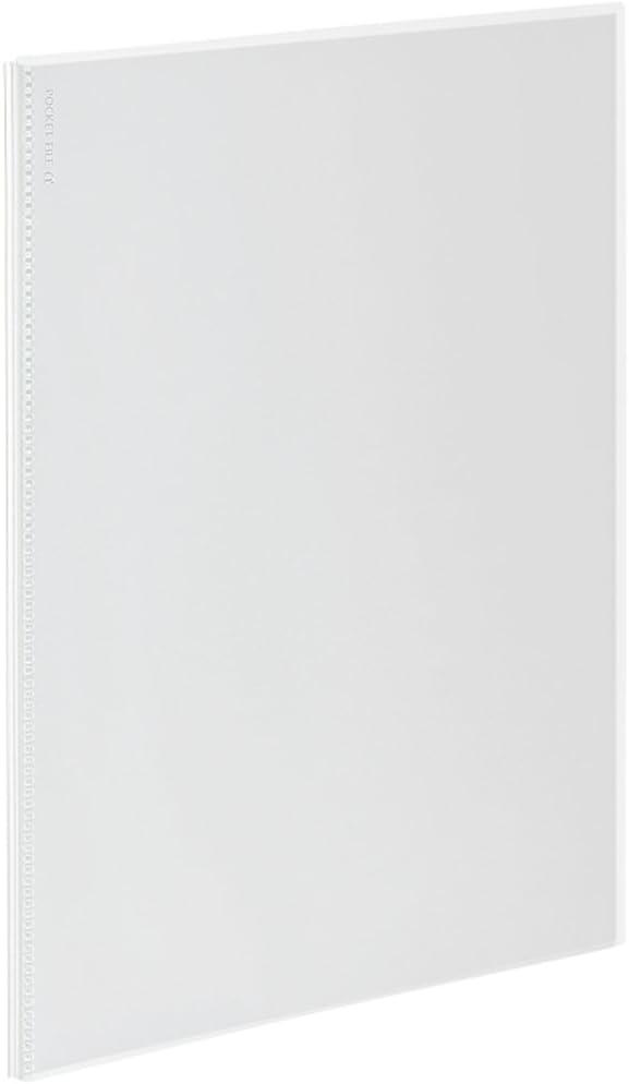 Kokuyo Pocket File, Novita , A4, 12 Pockets, Transparent, Accessory for Kokuyo Novita  Expandable Clear Book, Japan Import (RA-NF12T)