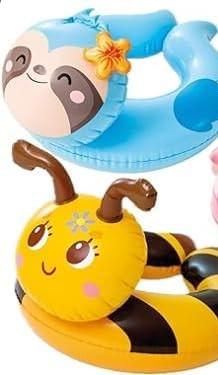 Intex, 43234-2327 2 Pack 59220EP - Animal Head Split Ring Pool Floats Bundle