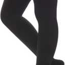 20-30 mmHg Thigh High Compression Socks for Women & Men, Closed Toe Compression Stockings Graduated Support for Treatment Varicose Veins Swelling (Medium)