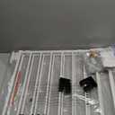 Babelio Baby Gate for Stairs, Kitchen & Doorways, 26-43" W 28" H No Bottom Bar| Easy Installation| One-Handed Operation| Auto-Close| Hardware Mount (Drill Needed) Safety Dog/Pet Gate Indoor (White)