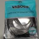 Vabogu Cat 8 Ethernet Cable, Heavy Duty High Speed Internet Network Cable, Multiple Size Options, 26AWG, 2000MHz 40Gbps with Gold Plated RJ45 Connectors, Shielded for Indoor & Outdoor Use, 10FT