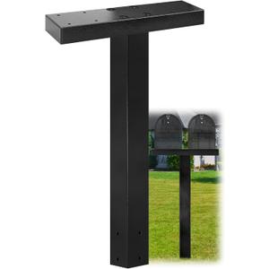 Mailbox Post for Outside,43x4x4 inch In-Ground Mount Mailbox Post