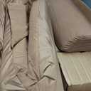 RattanView 2 Pcs Outdoor Chaise Lounge Cushion with Pillow and Side Pockets Waterproof Lounge Chair Cushions for Outdoor Furniture Patio Lounger Pad for Outside Pool Lawn (Brown,72 x 21 x 4)