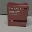 Momcozy Full Set Collector Cup Only Compatible with Momcozy Mobile Style | M6 NOT for Others. Original Mobile Style | M6 Breast Pump Replacement Accessories DoubleFit Flange 24mm (Overall, Transparent)