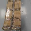 TV Stand Dresser for Living Room, LED TV Stand with 6 Drawers and Lights for Bedroom, Up to 50 inch TV, Long and Wide Dresser Storage Table with Metal Door, Rustic Brown