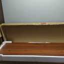 TV Stand for Living Room, Mid Century Modern Entertainment Center for 55/60 inch TVs, TV Console with Fluted Door Cabinets and Open Shelves, for Bedroom, Walnut