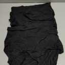 INNERSY Women's High Waisted Lace Underwear Full Coverage Silky Nylon Briefs Panties 4-Pack(Black, Small)