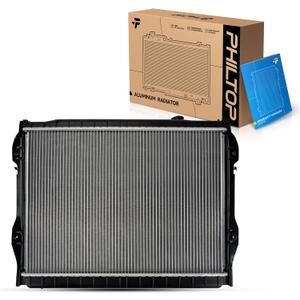 PHILTOP Radiator Compatible with 1995-1998 2000-2004 Tacoma, 1999 Tacoma 3.4L, 1999 Tacoma 2.4L, 1999 Tacoma 2.7L CU1778 (18-11/16 in. Between Tanks)