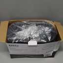 Zuutii Rice Storage Container,Food Container, Dry Food Storage, 7.2lbs Pet Food Dispenser, 11lbs Large Storage Bin with Lid,Silicone Ring & Moisture Proof, for Grain Cereal Soybean Corn, Dark Gray