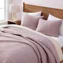 King Size Quilt-Lightweight Bedspreads Dusty Mauve King Quilt Bedding Set