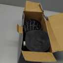 Weltonhm Rotary Cheese Graters with 4 Blades, Hand Crank Cheese Grater with Waffle Slicer, Black and White Cheese Shredder with Suction Base, Easier for Shredding & Grating (Black, 4 Graters)